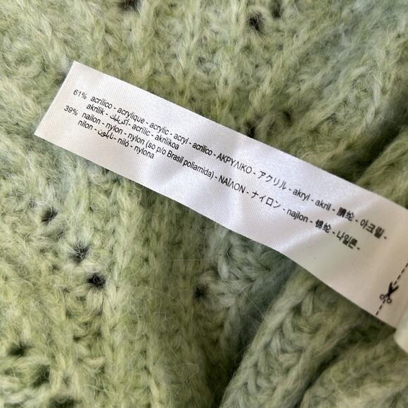 Zara women’s ruffled sleeveless open front cropped cardigan sweater size small - Picture 7 of 7